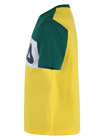 Fila Shirt in Gelb/ Grün