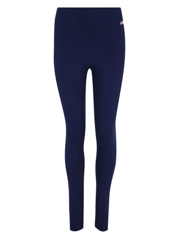 Fila Legginsy w kolorze granatowym