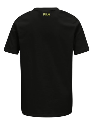 Fila Shirt in Schwarz/ Gelb