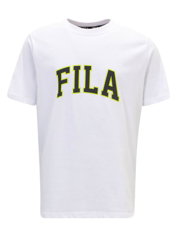 Fila Shirt wit/zwart/geel