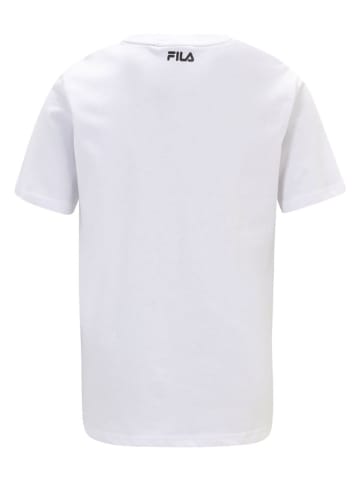 Fila Shirt wit/zwart/geel