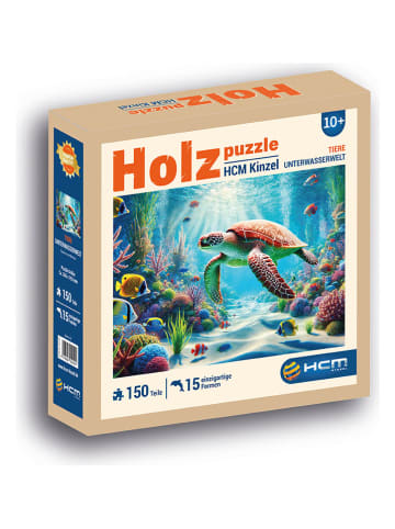 HCM 150-częściowe drewniane puzzle "Underwater world" - 10+