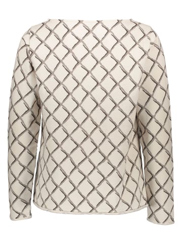 Juvia Sweatshirt in Creme/ Schwarz