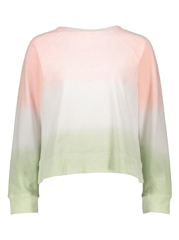 Juvia Sweatshirt in Rosé/ Weiß/ Hellgrün