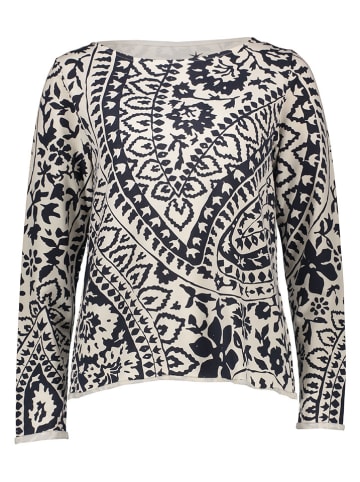Juvia Sweatshirt in Creme/ Schwarz