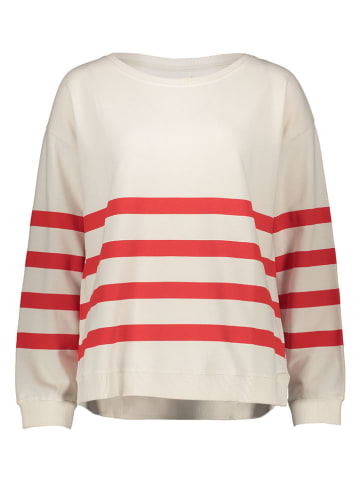 Juvia Sweatshirt in Creme/ Rot