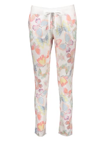 Juvia Pyjama-Hose in Weiß/ Bunt