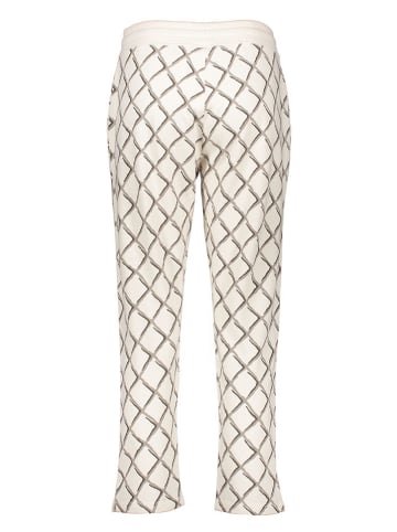 Juvia Pyjama-Hose in Creme/ Taupe