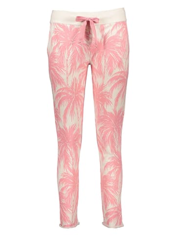 Juvia Pyjama-Hose in Pink/ Creme