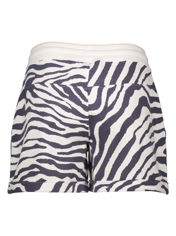 Juvia Shorts in Weiß/ Dunkelblau