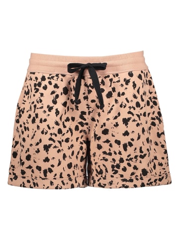 Juvia Shorts in Hellbraun/ Schwarz