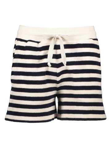 Juvia Shorts in Dunkelblau/ Creme