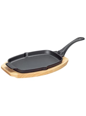 Küchenprofi Grillpfanne in Schwarz - (L)33 x (B)21 cm