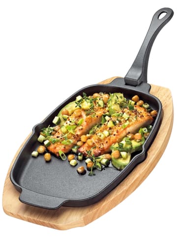 Küchenprofi Grillpfanne in Schwarz - (L)33 x (B)21 cm