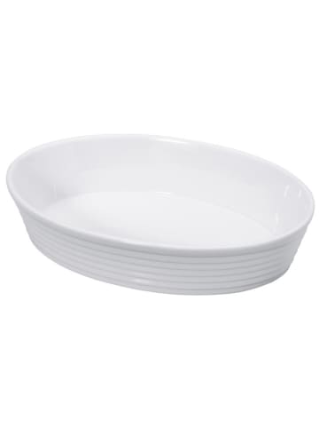 Küchenprofi Auflaufform "Burgund" in Weiß - Ø 35 cm