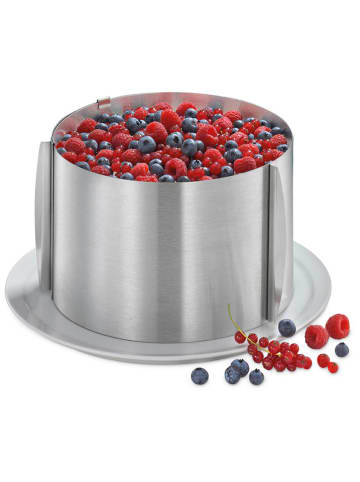 Küchenprofi Tortenring in Silber - Ø 16-30 cm