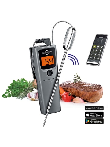 Küchenprofi Braten- und Grillthermometer "Smart" in Grau