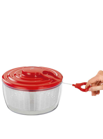 Küchenprofi Salatschleuder "Wave" in Rot/ Ohne Farbe
