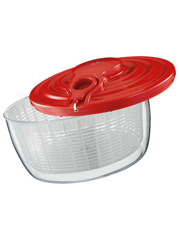 Küchenprofi Salatschleuder "Wave" in Rot/ Ohne Farbe