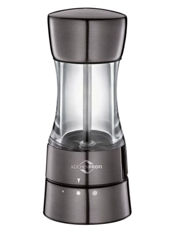 Küchenprofi Pfeffer-/ Salzmühle "Monaco" in Anthrazit - (H)14 cm