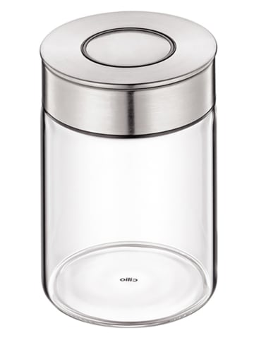 Cilio Vorratsdose "Vetro" in Transparent/ Silber - 700 ml