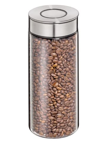 Cilio Vorratsdose "Vetro" in Transparent/ Silber - 1,4 l