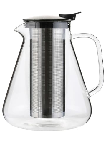 Cilio Aufgusskanne "Giulietta" in Transparent, Silber - 1,5 l