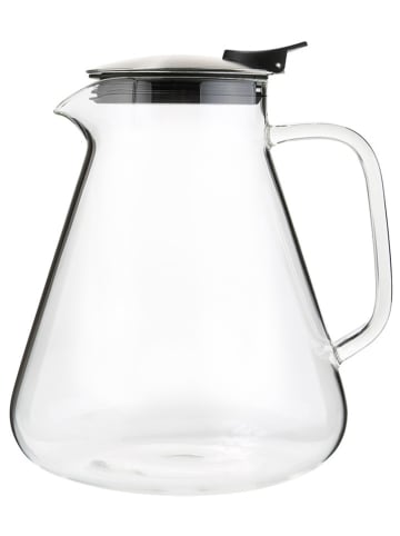 Cilio Aufgusskanne "Giulietta" in Transparent, Silber - 1,5 l