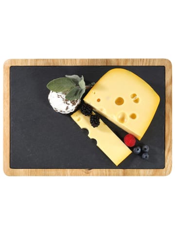 Cilio Deska w kolorze czarno-beżowym do serwowania - 33 x 23 cm