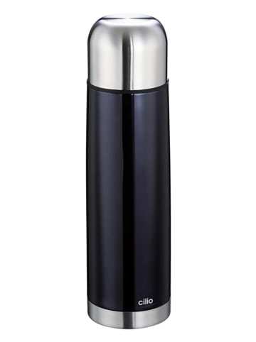 Cilio Isolierflasche "Colore" in Schwarz - 750 ml