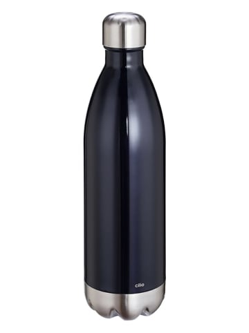 Cilio Isoliertrinkflasche "Elegante" in Schwarz - 1 l