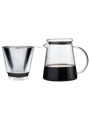 Zassenhaus Kaffeezubereiter in Transparent/ Silber - 6 Tassen