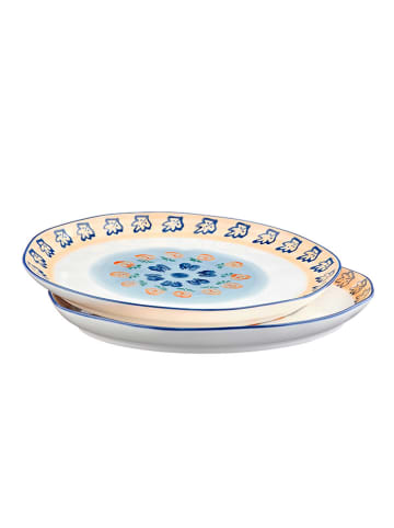 Björn 2-delige set: serveerborden "Napoli" wit