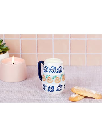 Björn Milchkännchen "Napoli" in Weiß/ Blau/ Orange - 300 ml