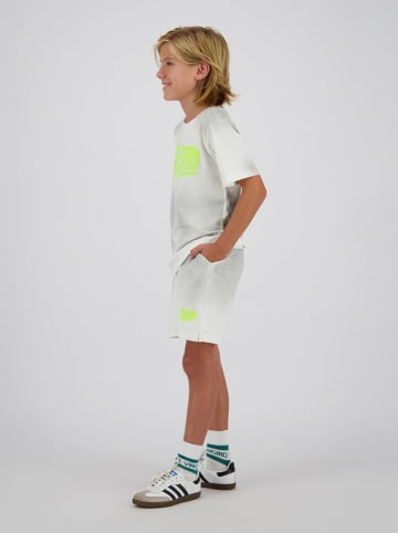 Vingino Sweatshorts in Weiß/ Grau