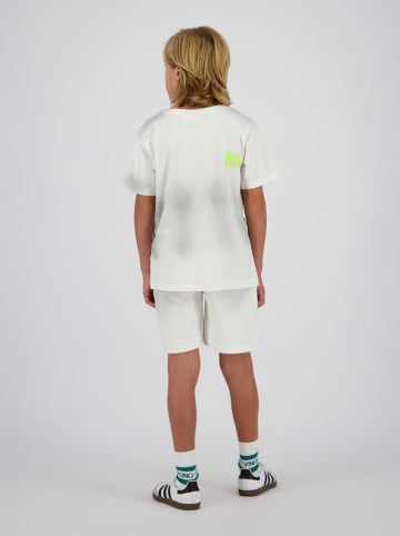 Vingino Sweatshorts in Weiß/ Grau