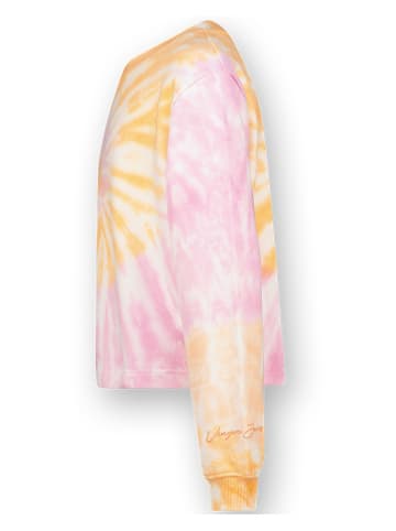 Vingino Sweatshirt in Rosa/ Gelb/ Weiß