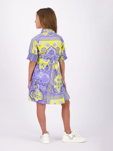 Vingino Kleid "Paulien" in Lila/ Gelb