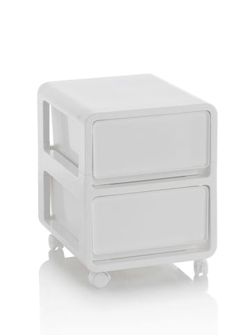 TFT Home Beistelltisch in Weiß - (B)41,5 x (H)46,5 x (T)36 cm