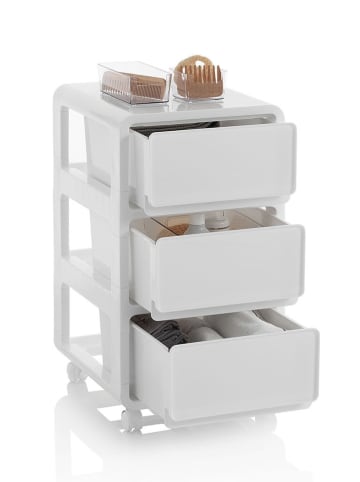 TFT Home Regal "Hille" in Weiß - (B)41,5 x (H)66 x (T)36 cm