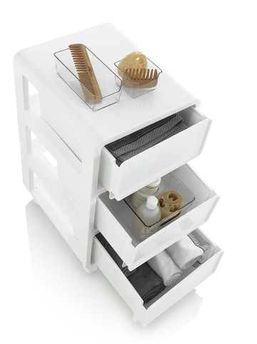 TFT Home Regal "Hille" in Weiß - (B)41,5 x (H)66 x (T)36 cm