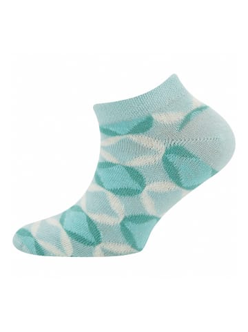 ewers 2er-Set: Sneakersocken in Türkis