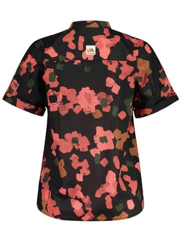 Maloja Hemd "DavennaM" in Schwarz/ Pink