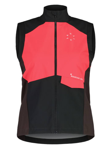 Maloja Softshellweste "BärenkopfM" in Pink/ Schwarz/ Braun