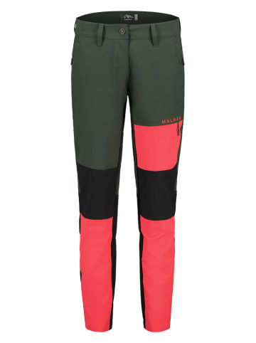 Maloja Softshellhose "DachsM" in Grün/ Pink
