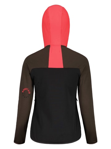 Maloja Fleecejacke "SunflowerM" in Braun/ Pink/ Schwarz