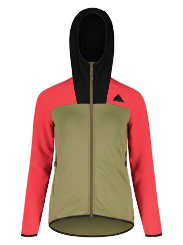 Maloja Fleecejacke "SunflowerM" in Khaki/ Pink/ Schwarz