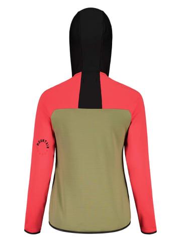 Maloja Fleecejacke "SunflowerM" in Khaki/ Pink/ Schwarz