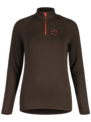 Maloja Bluza polarowa "NaspaeM" w kolorze brązowym