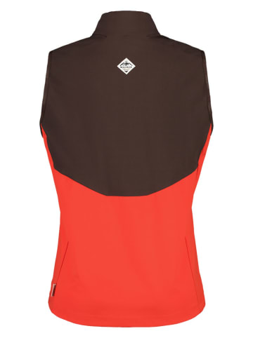 Maloja Softshellweste "ChristensteinM" in Braun/ Rot